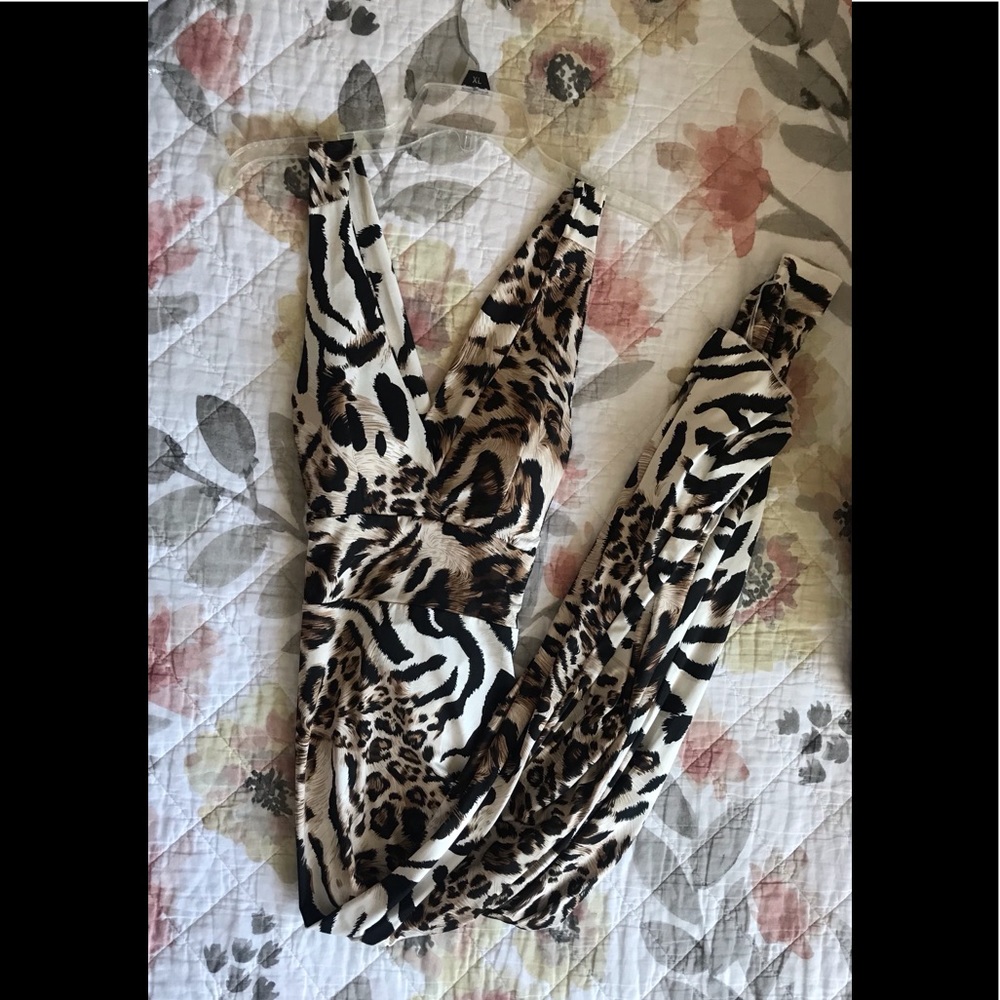 IB Diffusion animal print maxi dress